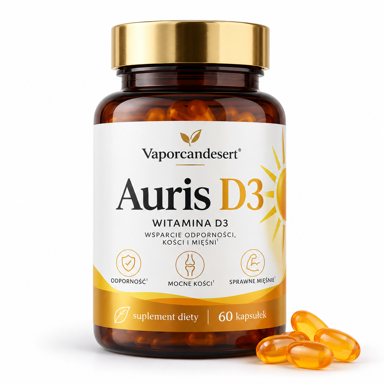 Zdjęcie opakowania Auris Omega Vegan